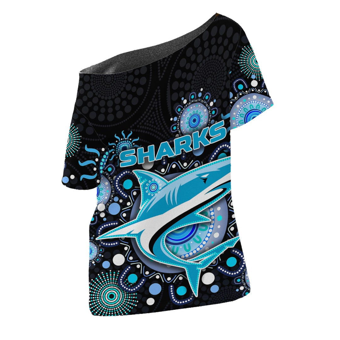 vibehoodie-shirt-cronulla-sutherland-sharks-indigenous-black-rugby-team-off-shoulder-t-shirt