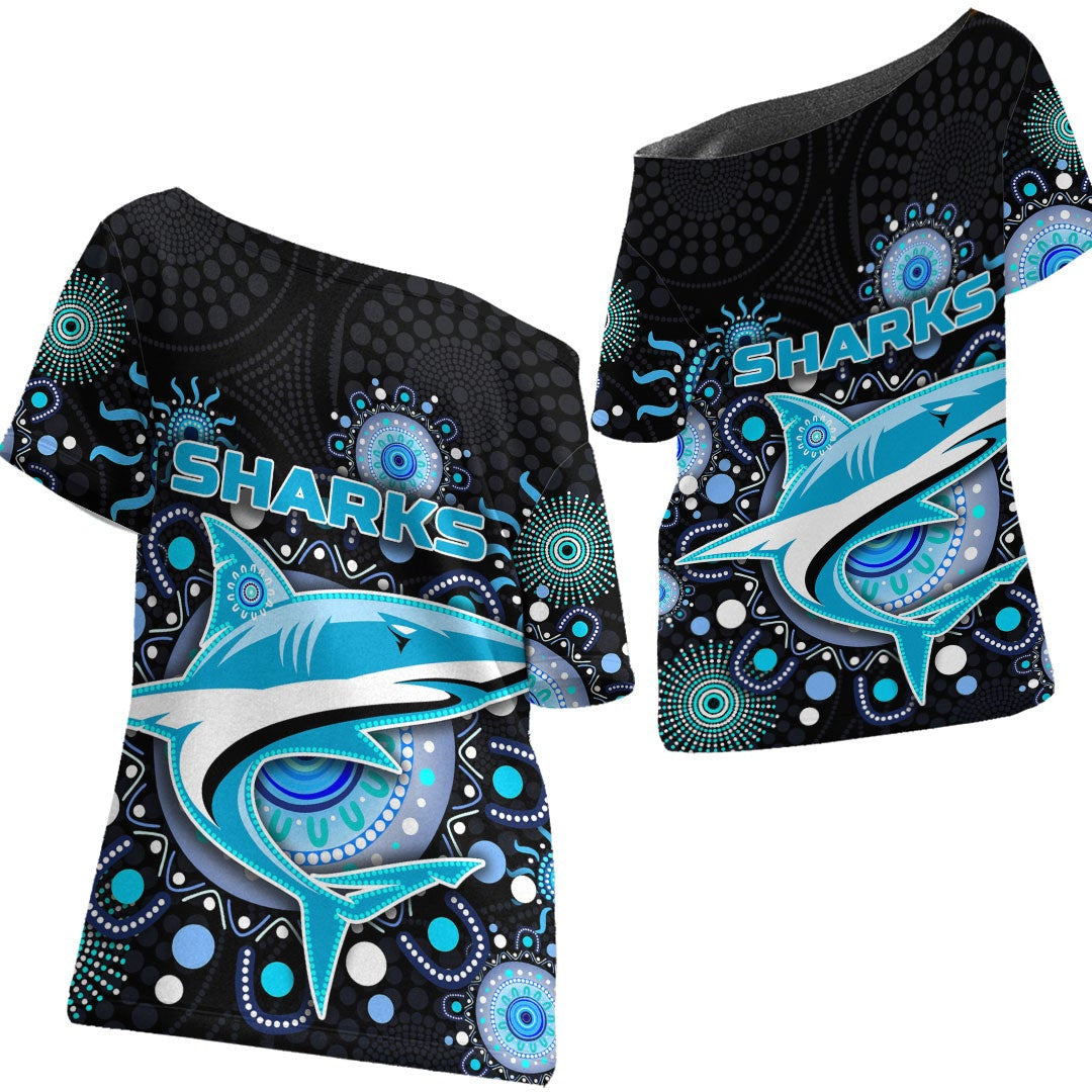 vibehoodie-shirt-cronulla-sutherland-sharks-indigenous-black-rugby-team-off-shoulder-t-shirt