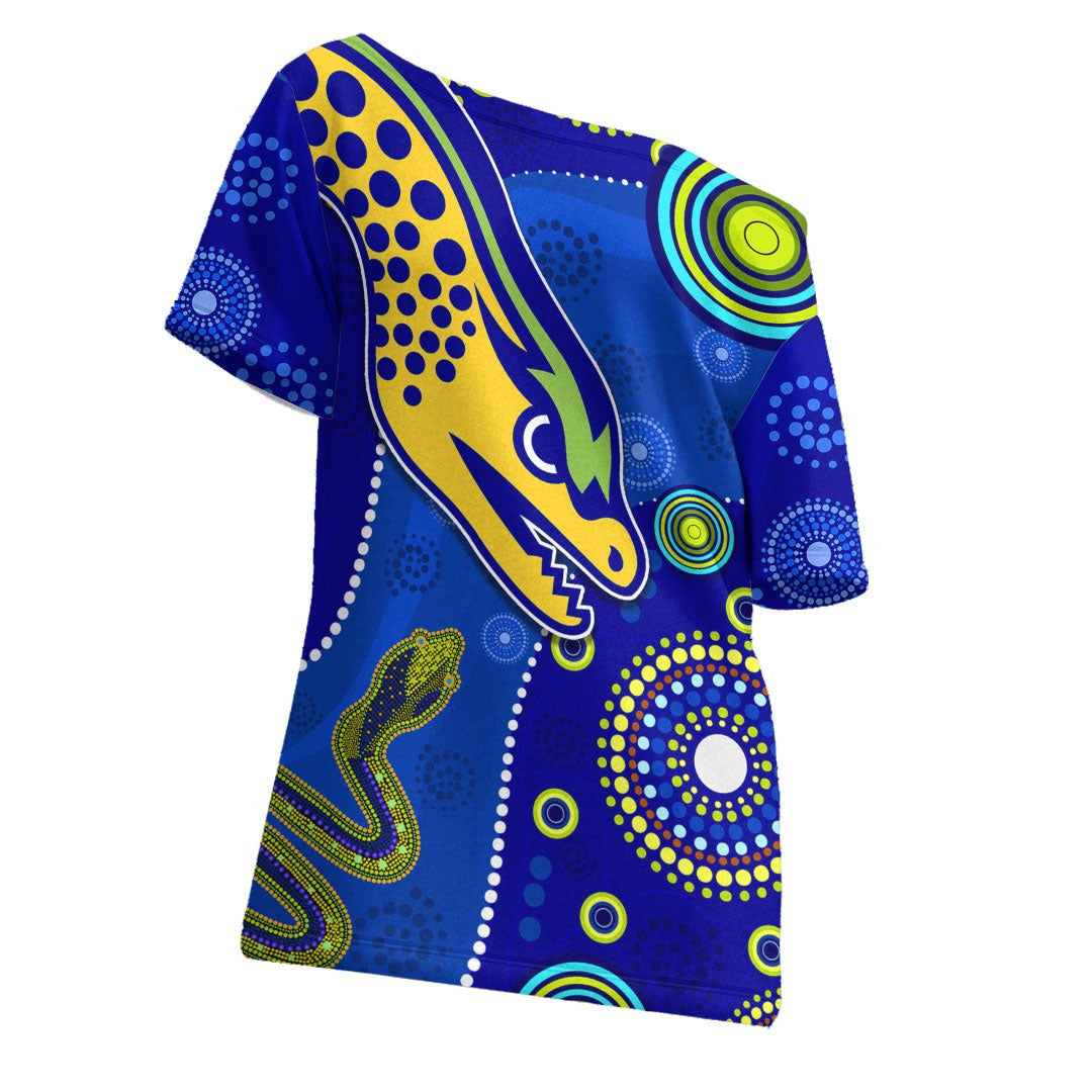 vibehoodie-shirt-parramatta-eels-indigenous-special-blue-version-rugby-team-off-shoulder-t-shirt