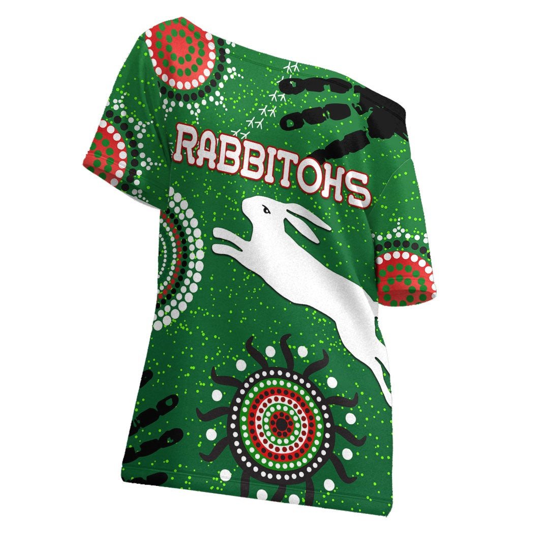 vibehoodie-shirt-south-sydney-rabbitohs-unique-indigenous-rugby-team-off-shoulder-t-shirt