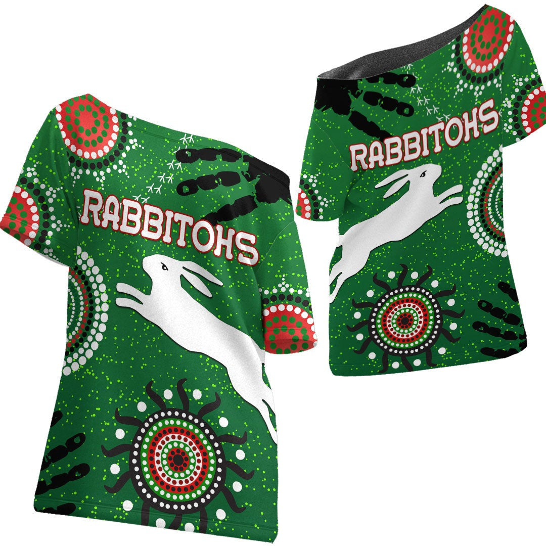 vibehoodie-shirt-south-sydney-rabbitohs-unique-indigenous-rugby-team-off-shoulder-t-shirt