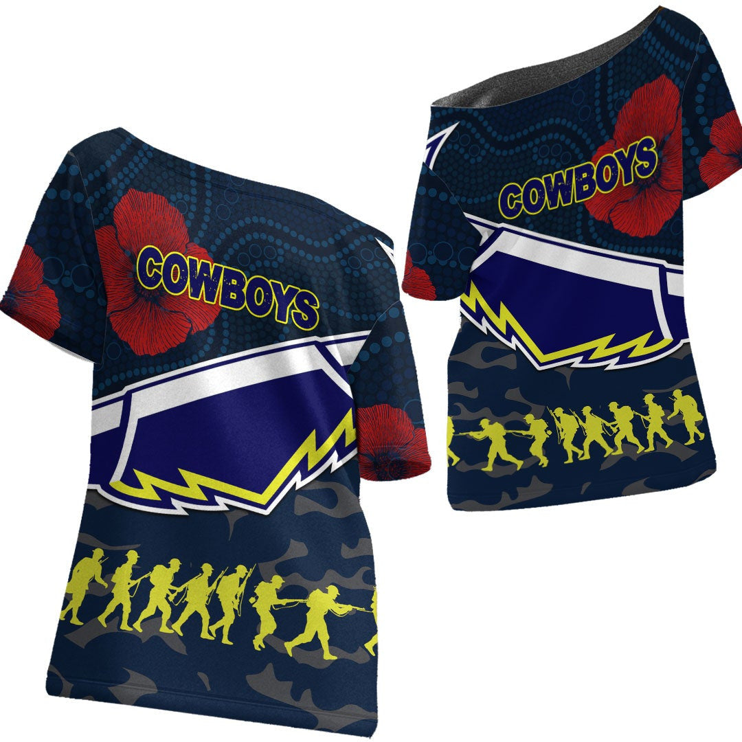 vibehoodie-shirt-north-queensland-cowboys-anzac-special-style-rugby-team-off-shoulder-t-shirt-off-shoulder-t-shirt