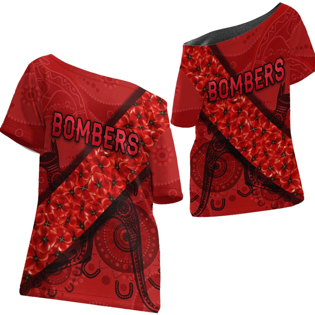 vibehoodie-shirt-essendon-bombers-indigenous-red-version-football-team-off-shoulder-t-shirt