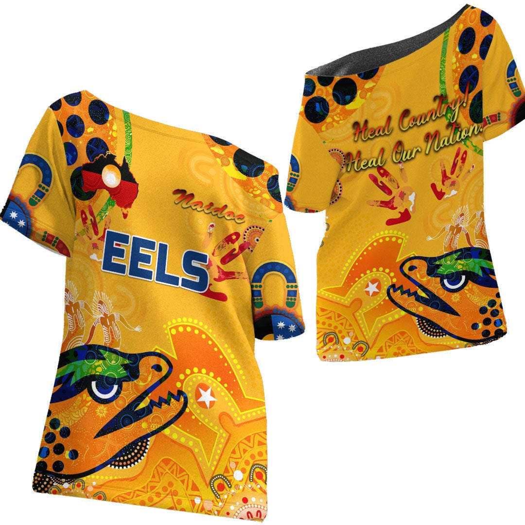 vibehoodie-shirt-parramatta-eels-indigenous-naidoc-yellow-version-rugby-team-off-shoulder-t-shirt