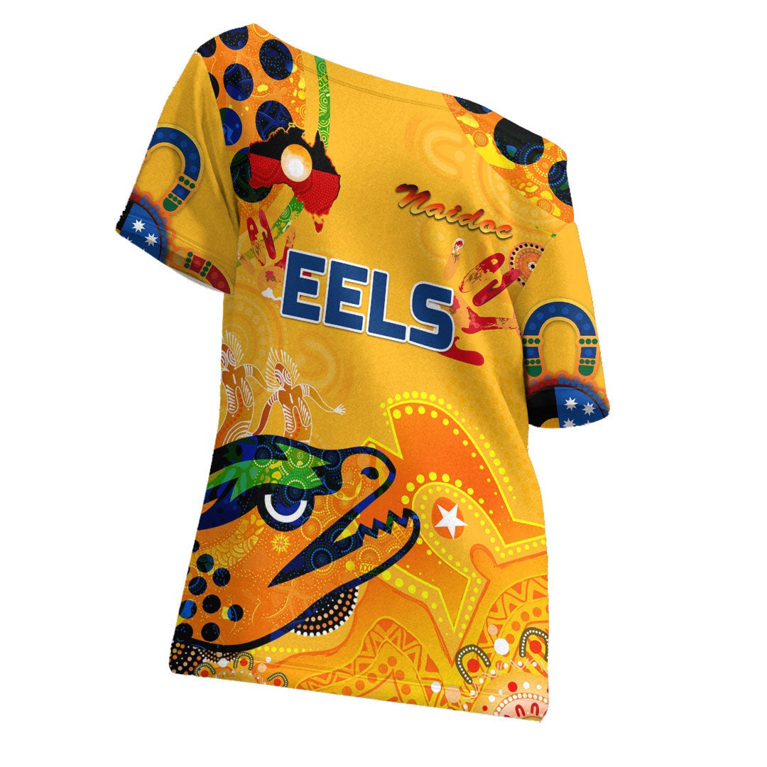 vibehoodie-shirt-parramatta-eels-indigenous-naidoc-yellow-version-rugby-team-off-shoulder-t-shirt