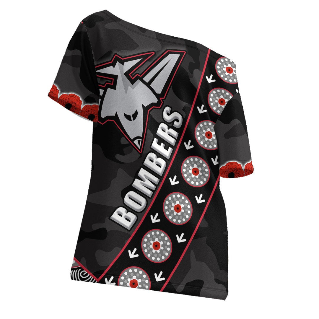 vibehoodie-shirt-essendon-bombers-anzac-black-style-football-team-off-shoulder-t-shirt