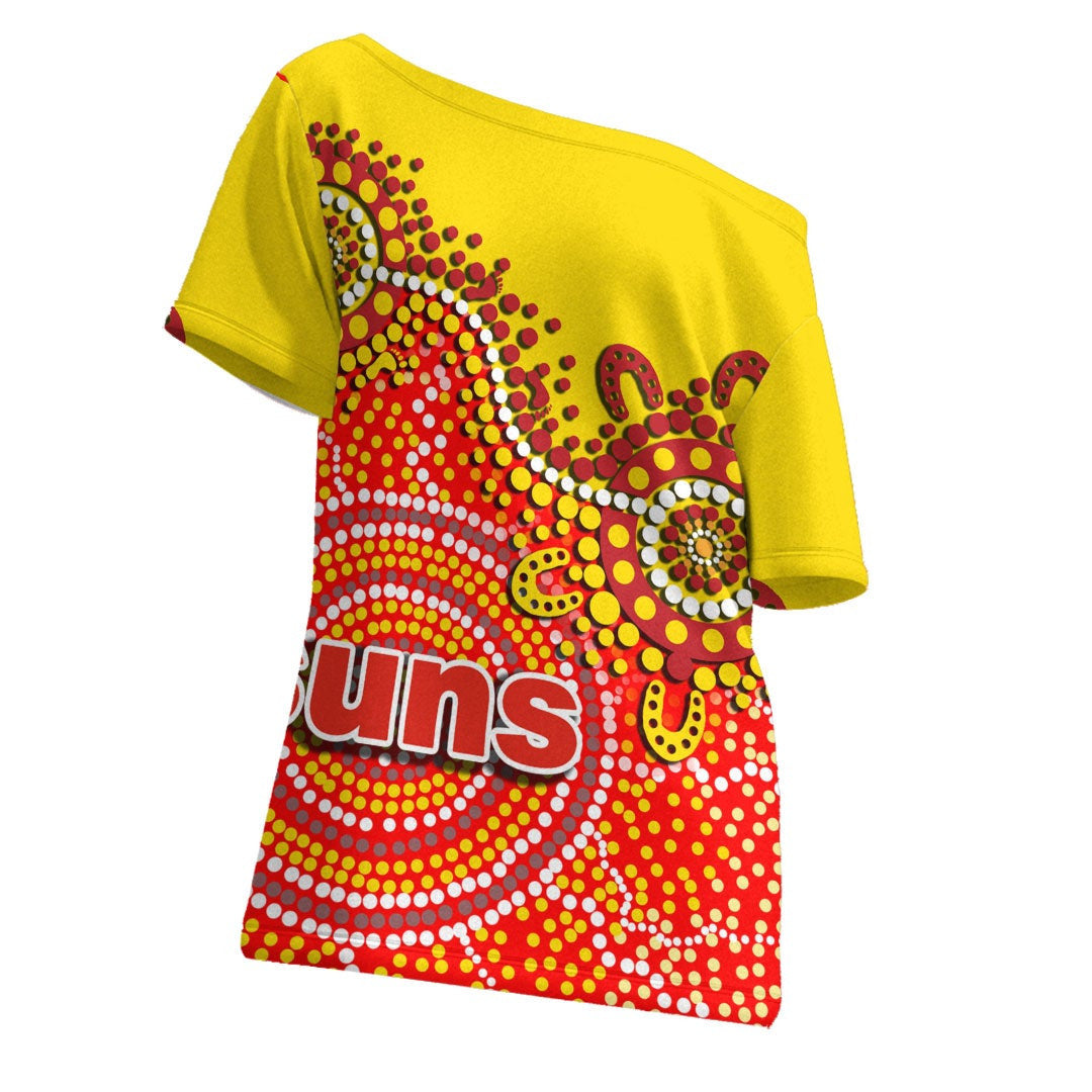 vibehoodie-shirt-gold-coast-suns-football-team-off-shoulder-t-shirt