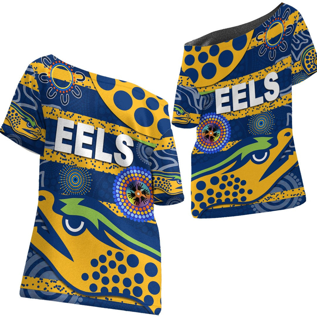 vibehoodie-shirt-parramatta-eels-indigenous-unique-rugby-team-off-shoulder-t-shirt