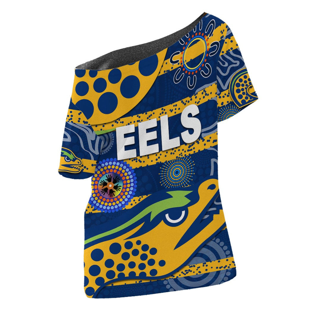 vibehoodie-shirt-parramatta-eels-indigenous-unique-rugby-team-off-shoulder-t-shirt