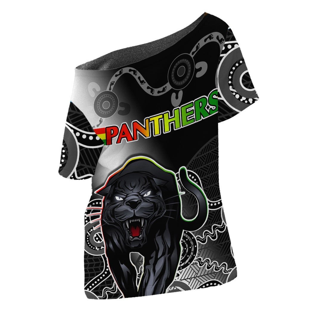 vibehoodie-shirt-penrith-panthers-indigenous-black-rugby-team-off-shoulder-t-shirt