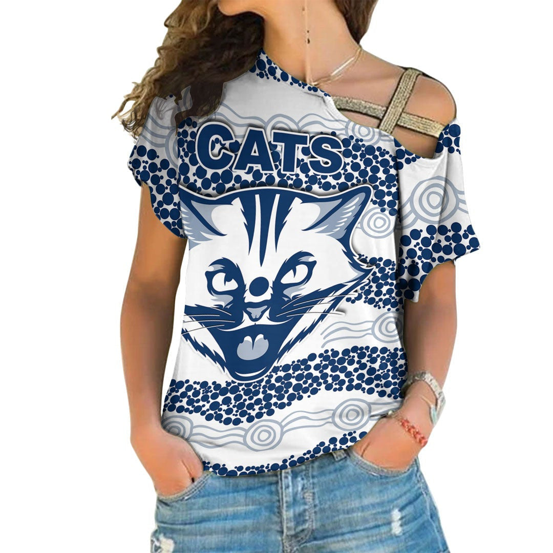 vibehoodie-shirt-custom-geelong-cats-simple-indigenous-football-team-one-shoulder-shirt