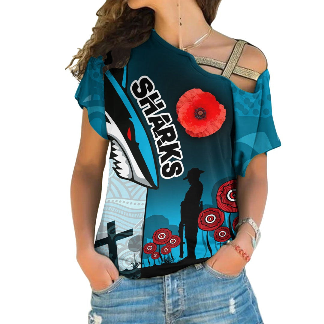 vibehoodie-shirt-cronulla-sutherland-sharks-anzac-day-new-rugby-team-one-shoulder-shirt