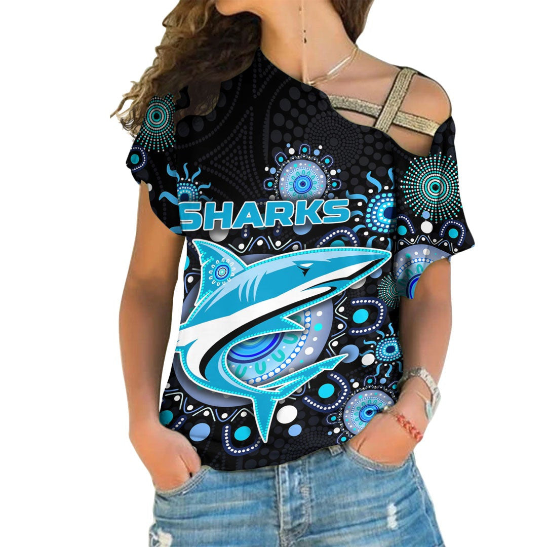 vibehoodie-shirt-cronulla-sutherland-sharks-indigenous-black-rugby-team-one-shoulder-shirt