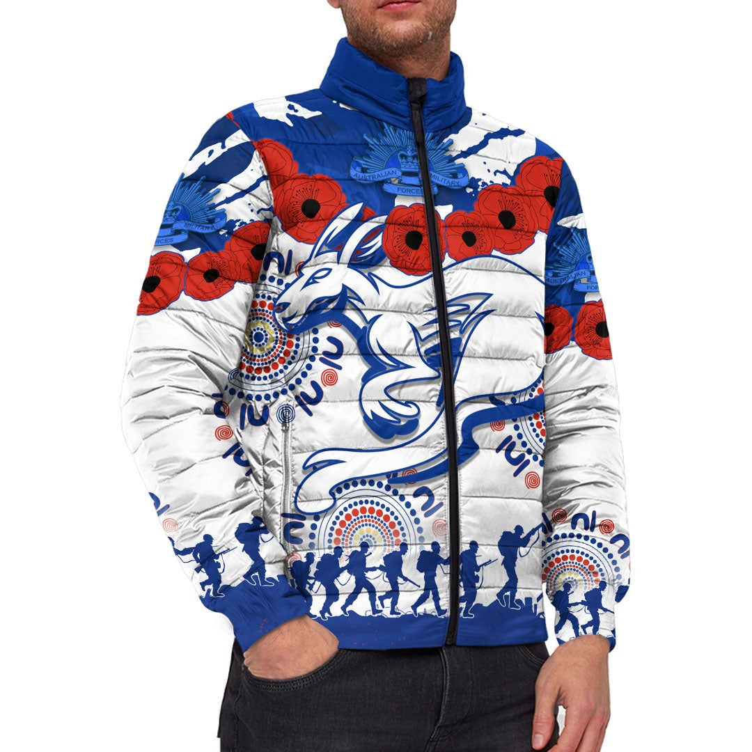 vibehoodie-jackets-north-melbourne-kangaroos-anzac-day-lest-we-forget-football-team-padded-jackets