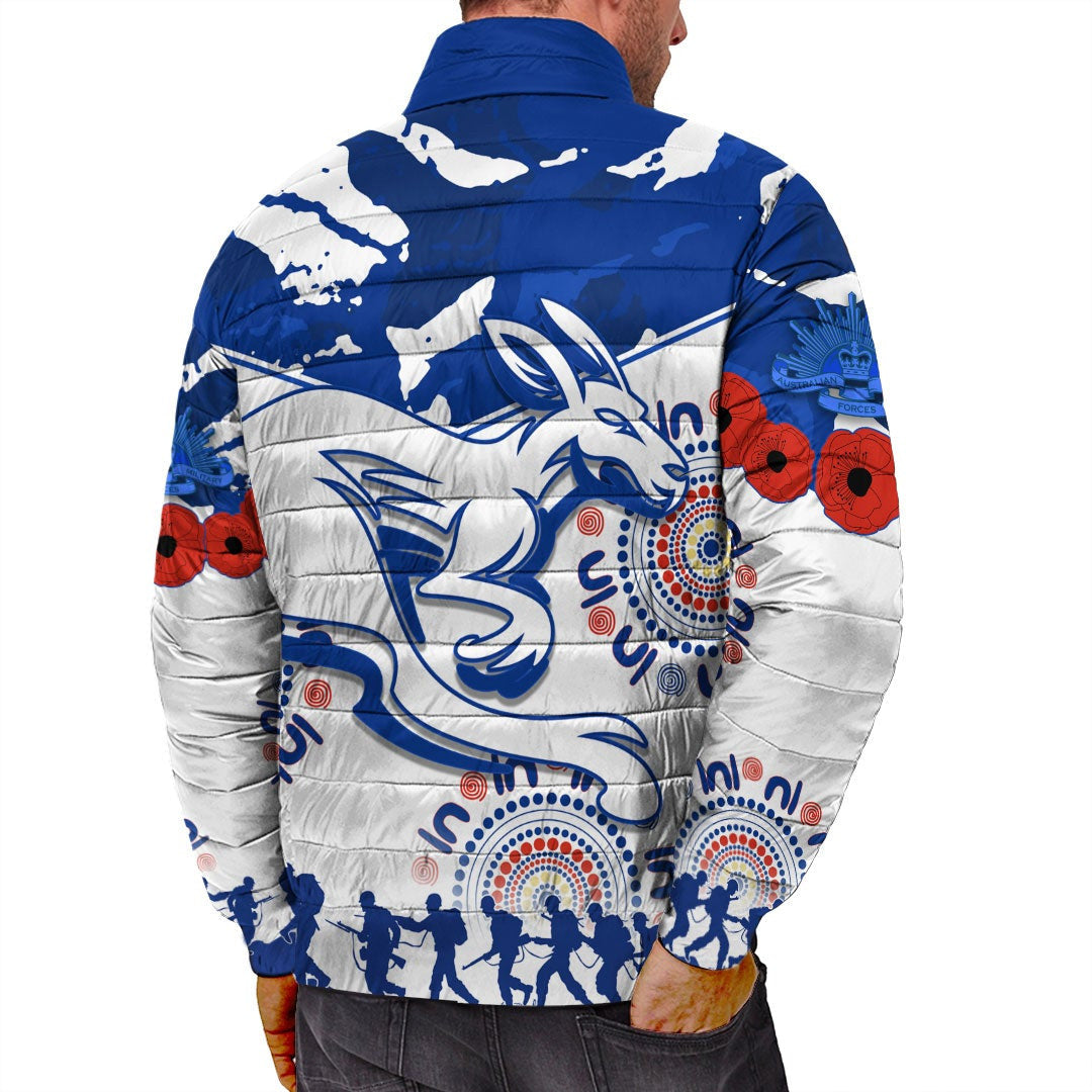 vibehoodie-jackets-north-melbourne-kangaroos-anzac-day-lest-we-forget-football-team-padded-jackets