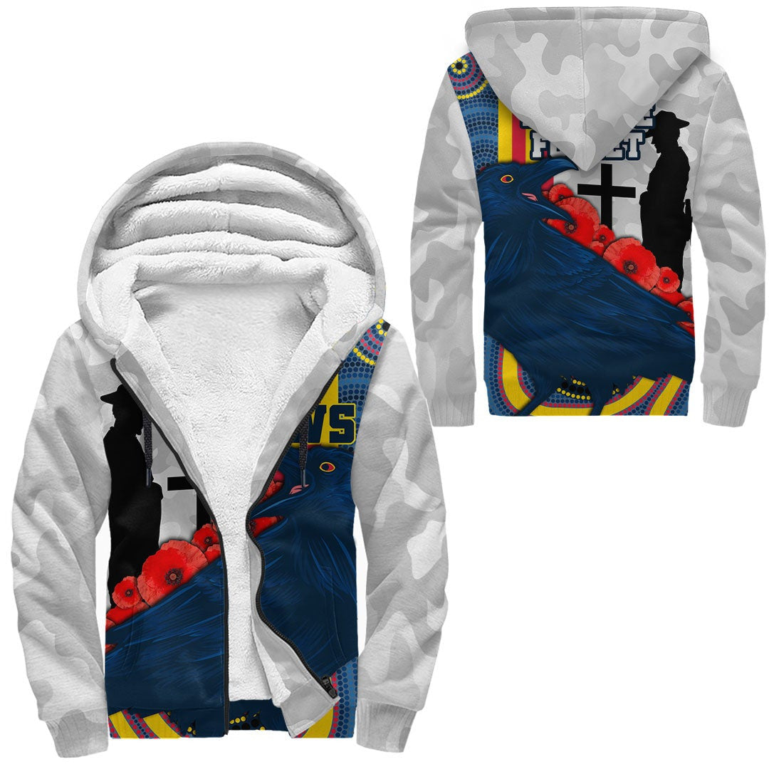 vibehoodie-hoodie-adelaide-crows-anzac-day-lest-we-forget-football-team-sherpa-hoodies