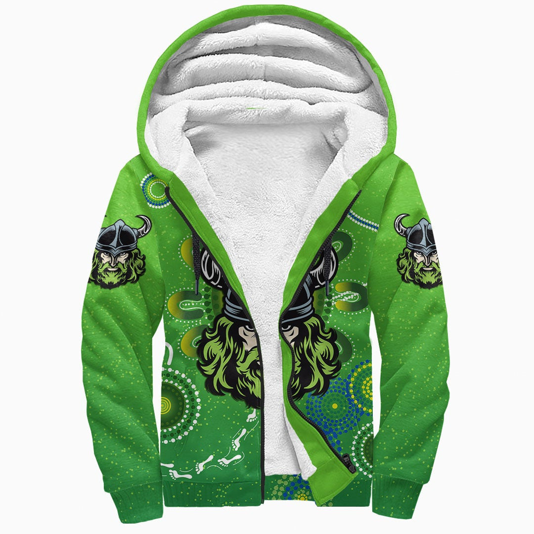 vibehoodie-hoodie-canberra-raiders-simple-indigenous-rugby-team-sherpa-hoodies