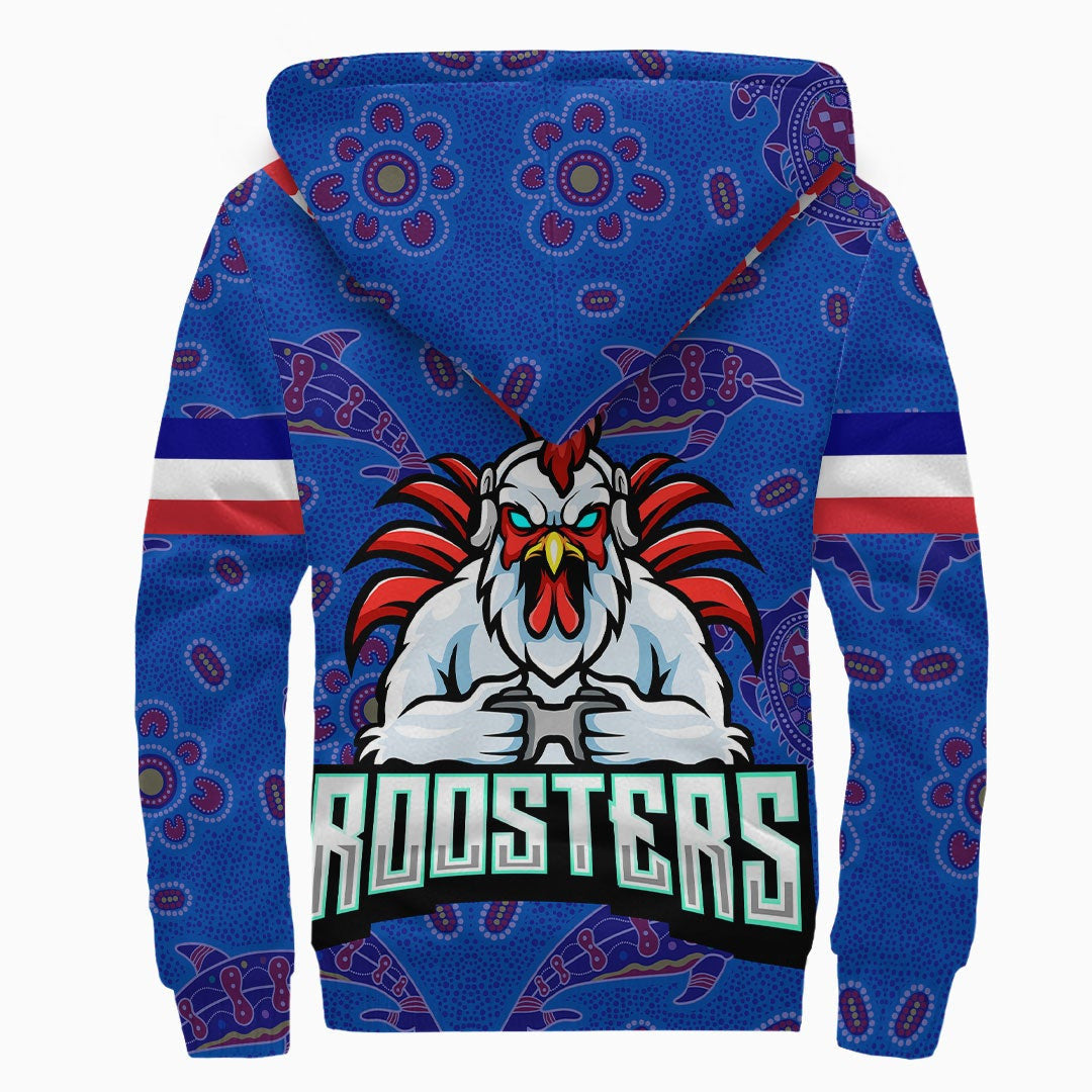 vibehoodie-hoodie-sydney-roosters-unique-indigenous-rugby-team-sherpa-hoodies