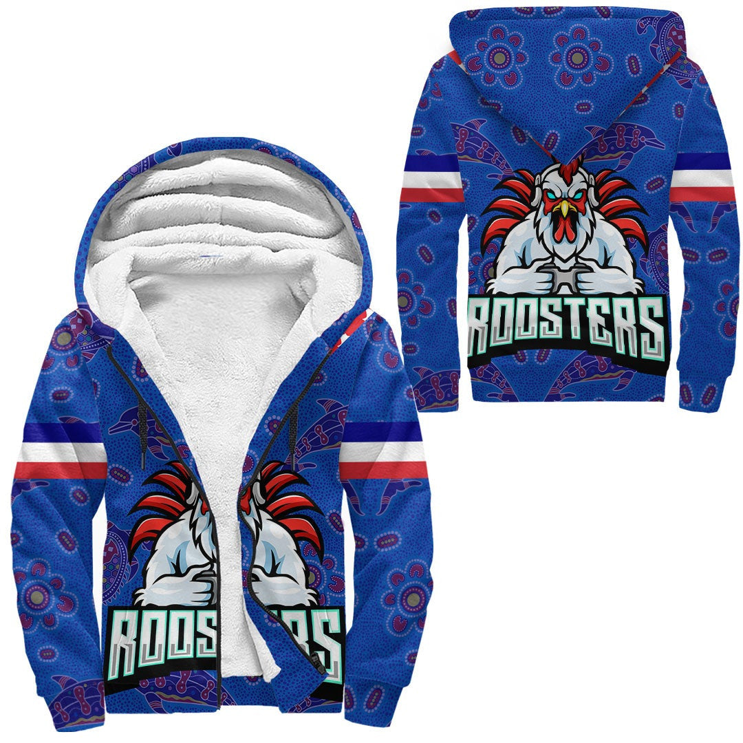 vibehoodie-hoodie-sydney-roosters-unique-indigenous-rugby-team-sherpa-hoodies