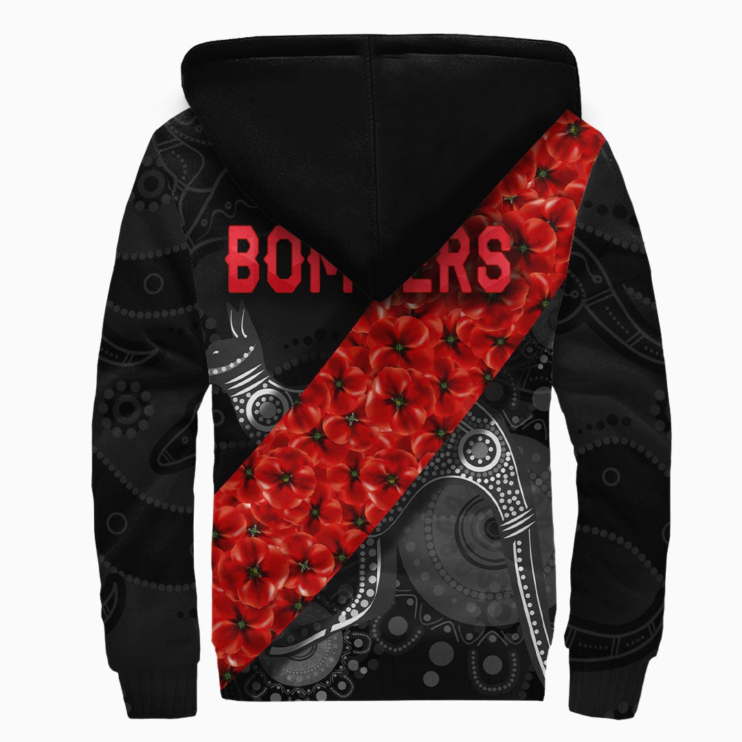 vibehoodie-hoodie-custom-essendon-bombers-indigenous-poppy-flower-football-team-sherpa-hoodies