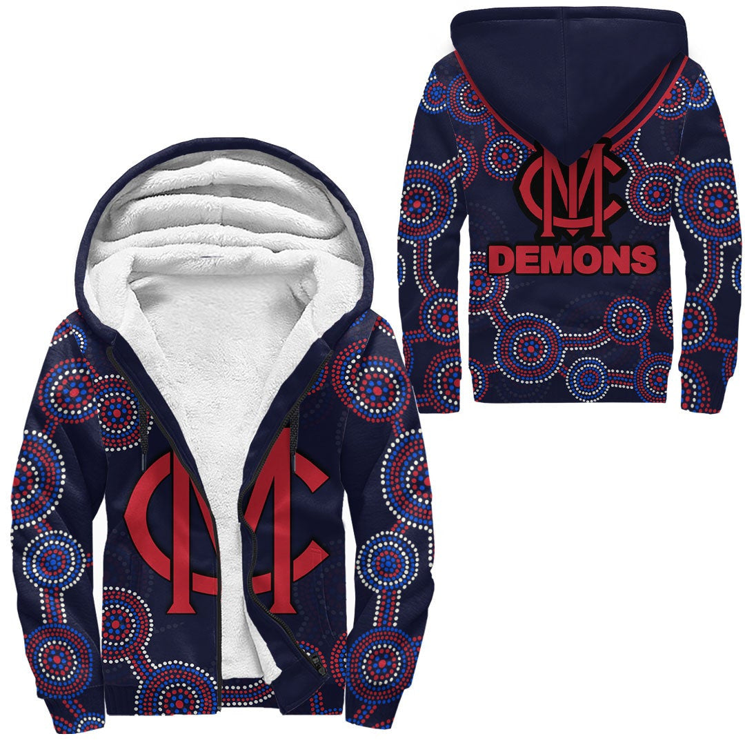 vibehoodie-hoodie-melbourne-demons-indigenous-football-team-sherpa-hoodies