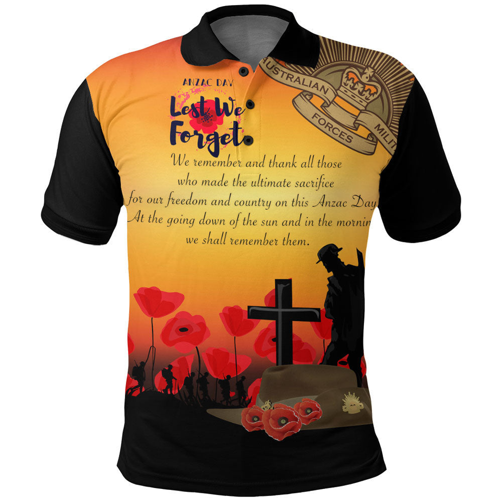 1stheworld-clothing-anzac-day-we-shall-remember-them-polo-shirt