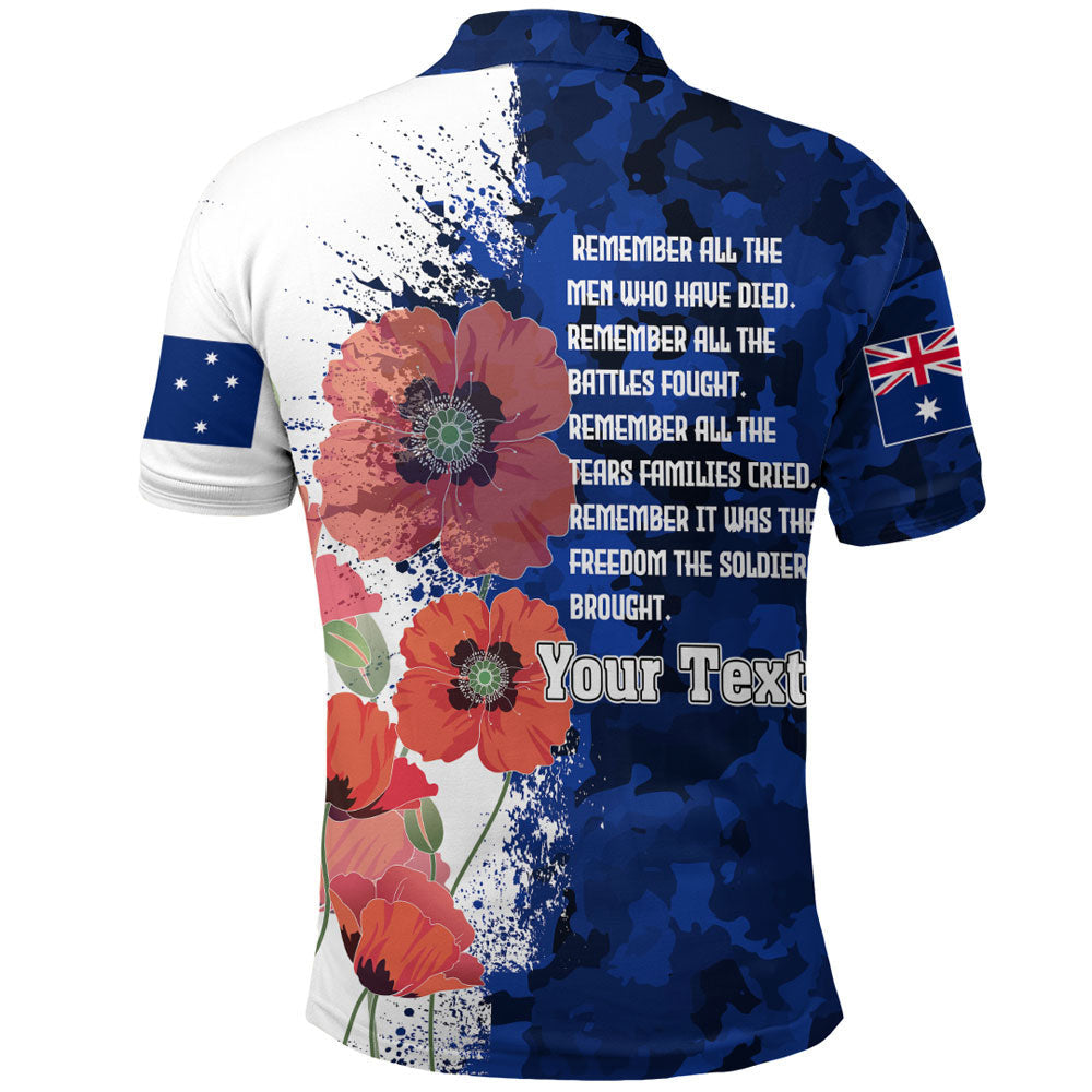 1stheworld-clothing-custom-anzac-day-silhouette-soldier-polo-shirt