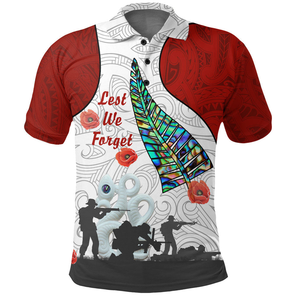 1stheworld-clothing-new-zealand-anzac-fern-maori-polo-shirt