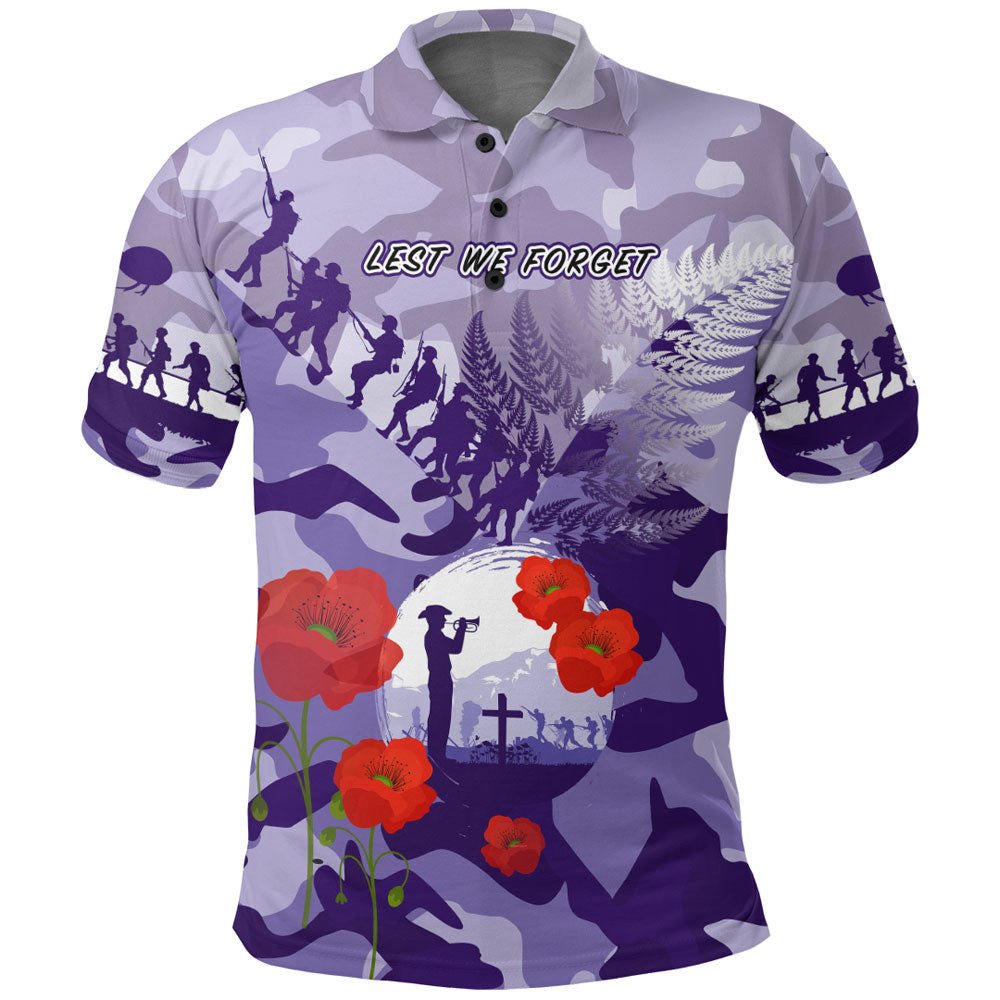 1stheworld-clothing-custom-new-zealand-anzac-fern-and-camouflage-polo-shirt