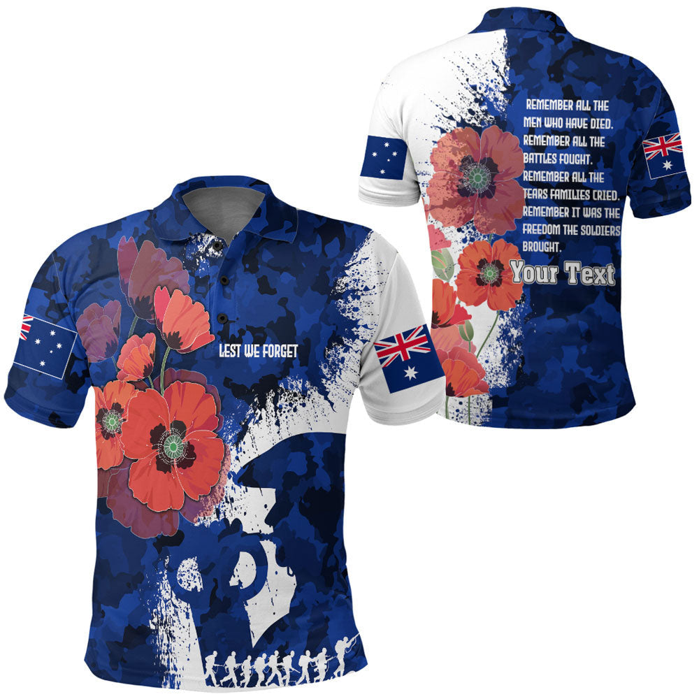 1stheworld-clothing-custom-anzac-day-silhouette-soldier-polo-shirt