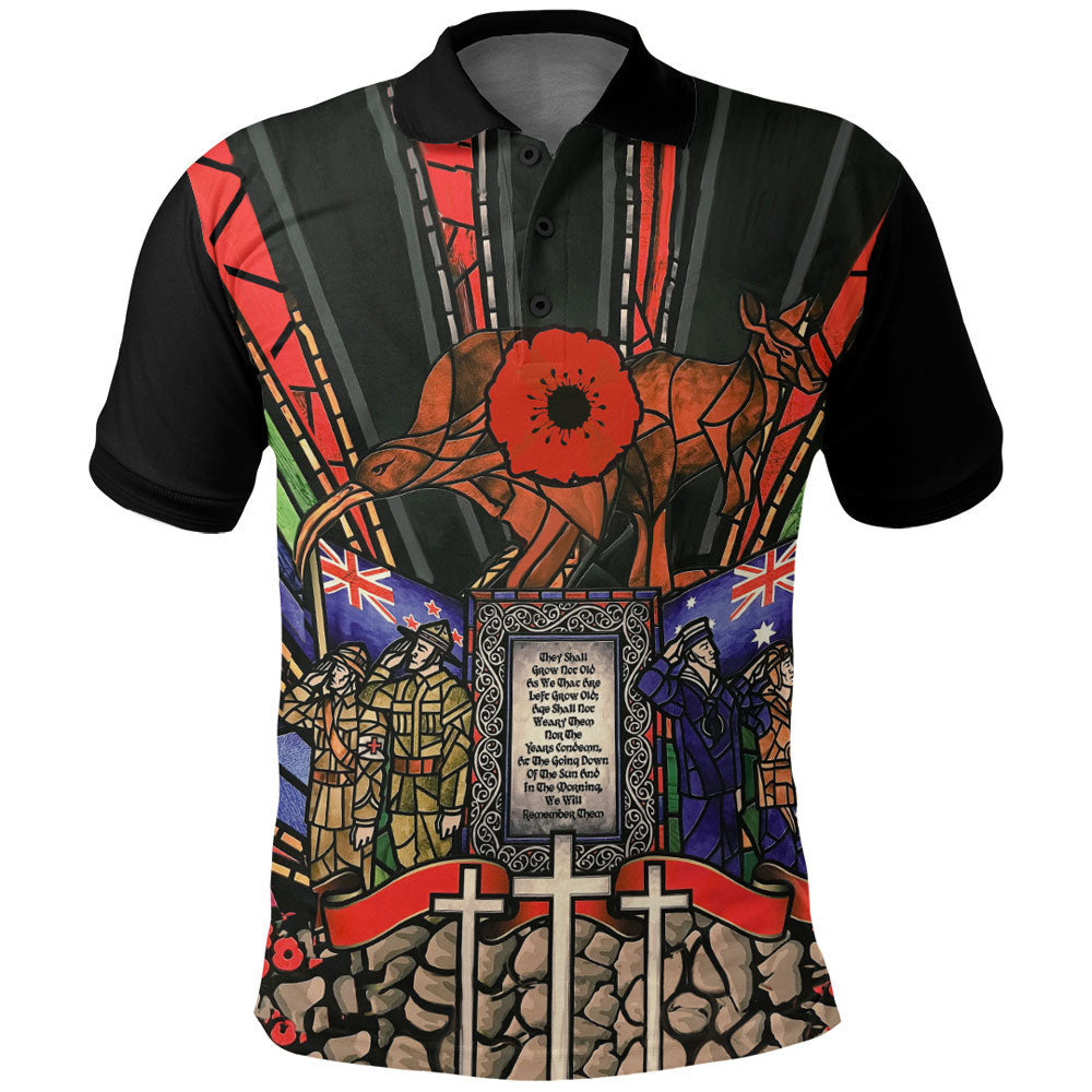 1stheworld-clothing-anzac-day-lest-we-forget-australia-new-zealand-polo-shirt