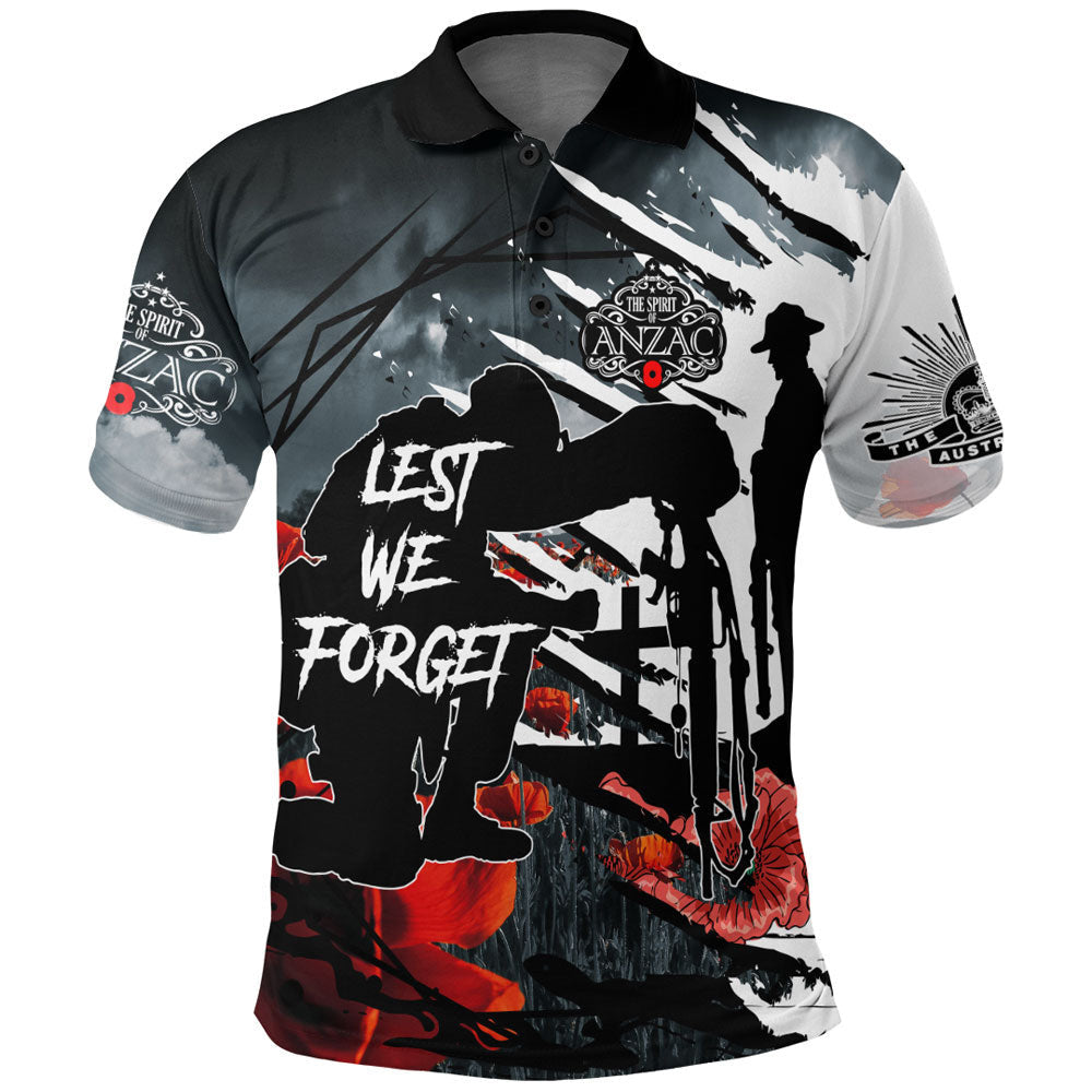 1stheworld-clothing-spirit-anzac-day-soldier-polo-shirt