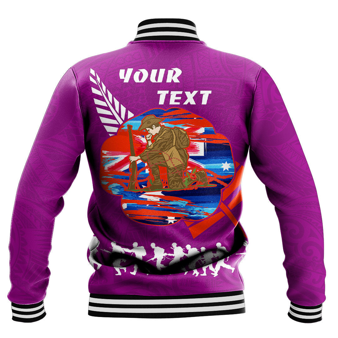 vibe-hoodie-clothing-custom-new-zealand-anzac-red-poopy-purple-baseball-jacket