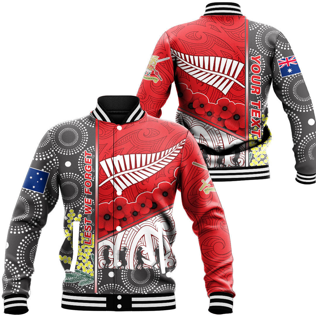 vibe-hoodie-clothing-custom-australia-indigenous-new-zealand-maori-anzac-red-baseball-jacket