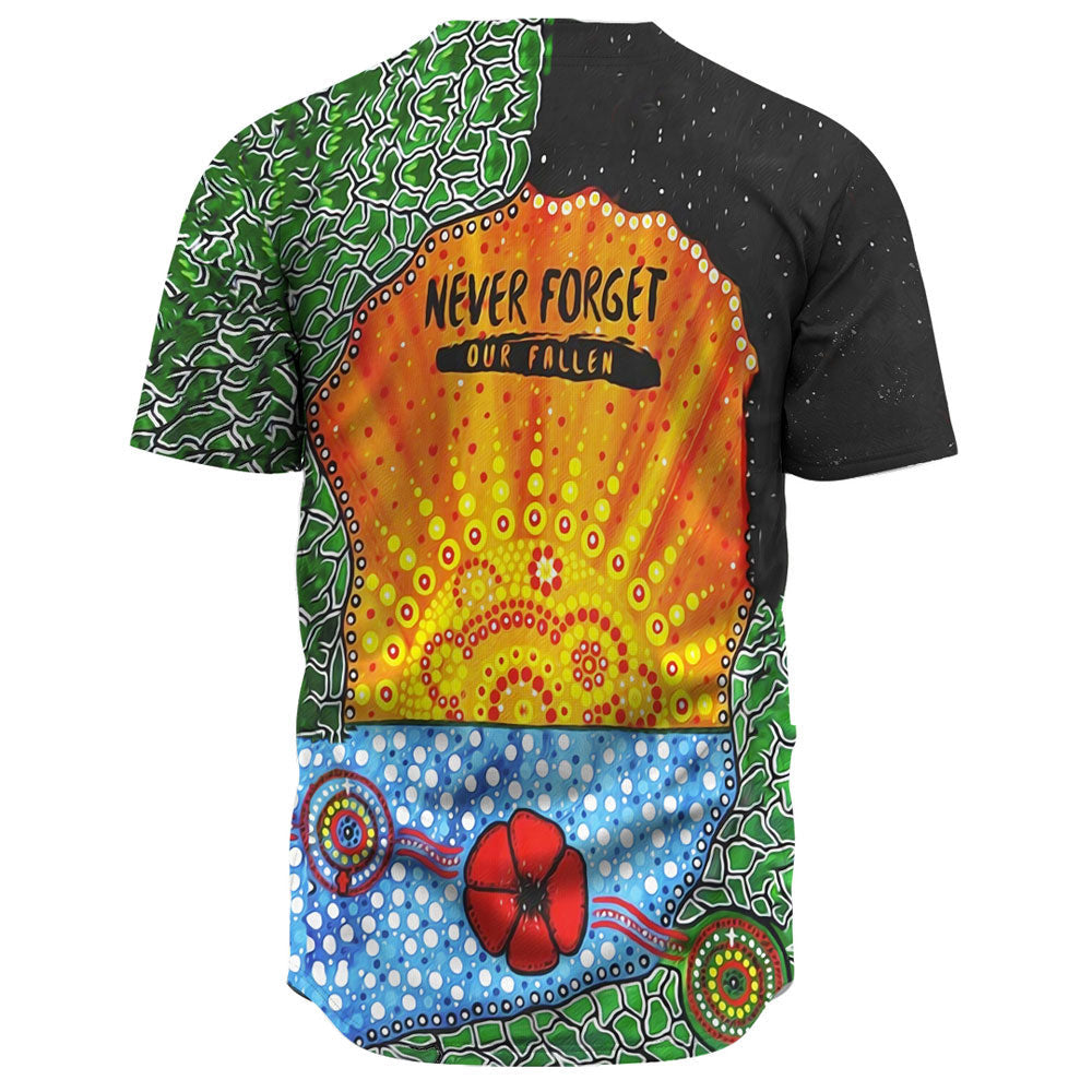 vibehoodie-clothing-aboriginal-australian-anzac-day-lest-we-forget-poppy-baseball-jersey