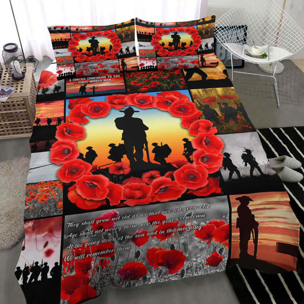 vibehoodie-bedding-set-anzac-day-lest-we-forget-banner-bedding-set