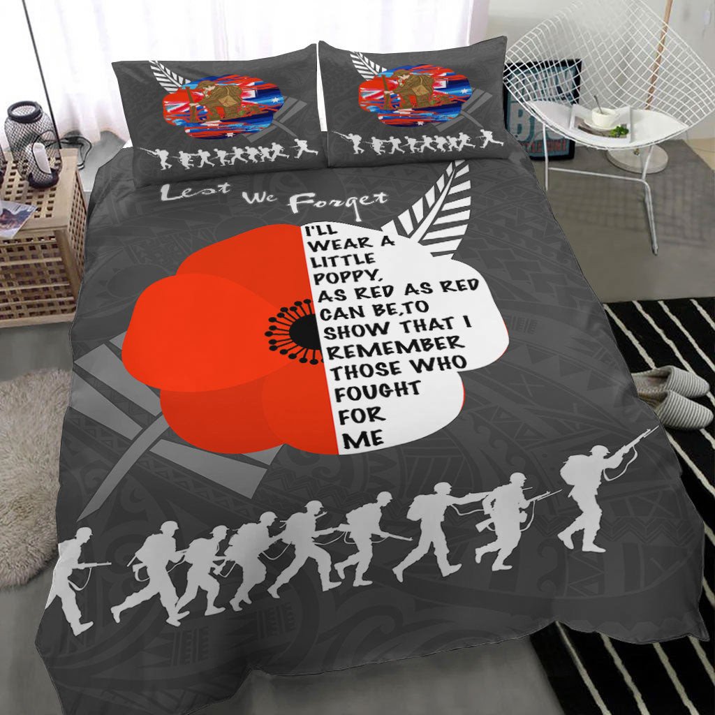 vibehoodie-bedding-set-new-zealand-anzac-red-poopy-bedding-set