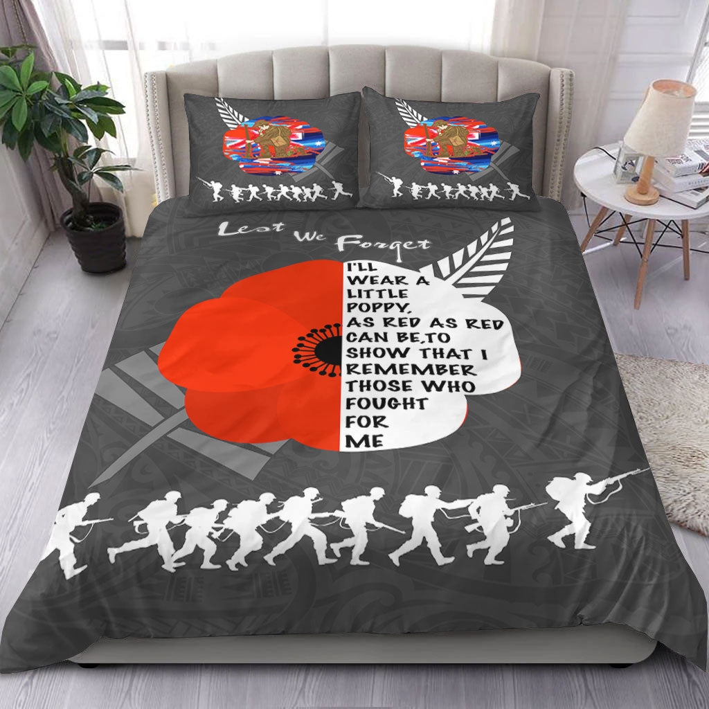 vibehoodie-bedding-set-new-zealand-anzac-red-poopy-bedding-set