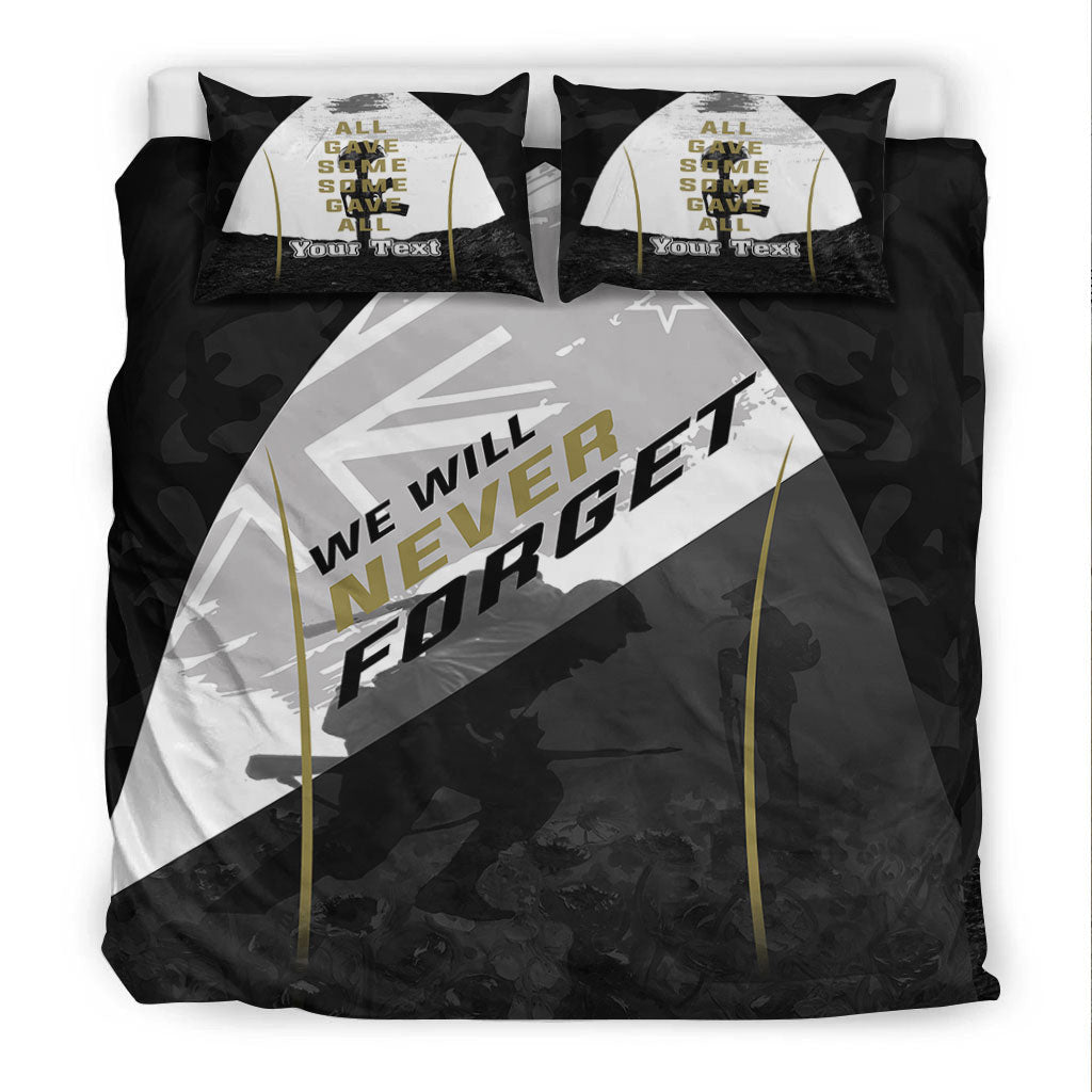 vibehoodie-bedding-set-custom-anzac-day-we-will-never-forget-bedding-set