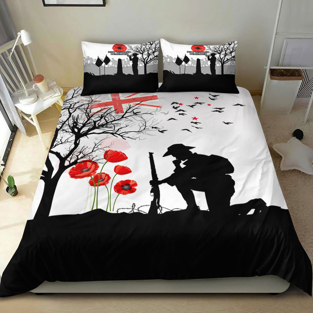 vibehoodie-bedding-set-new-zealand-anzac-lest-we-forget-remebrance-day-white-bedding-set