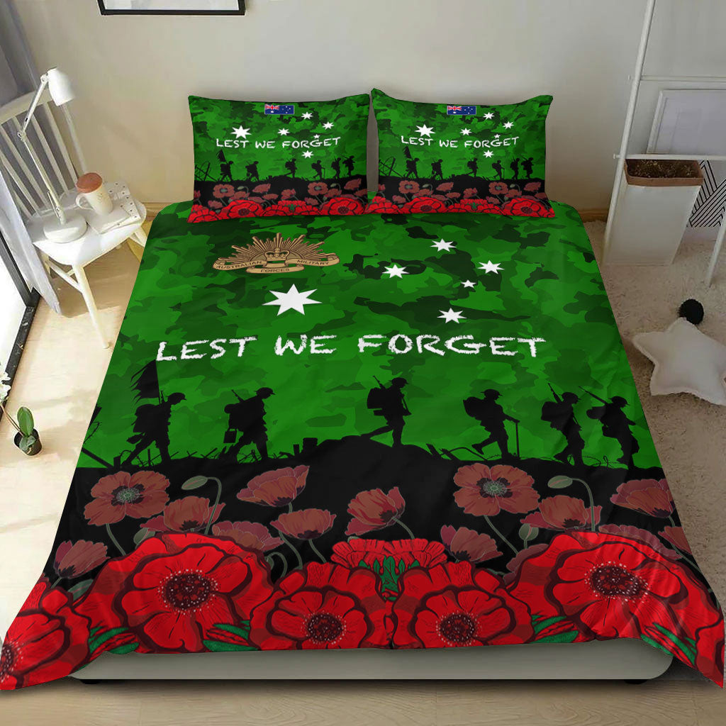 vibehoodie-bedding-set-australia-anzac-day-camouflage-poppy-bedding-set