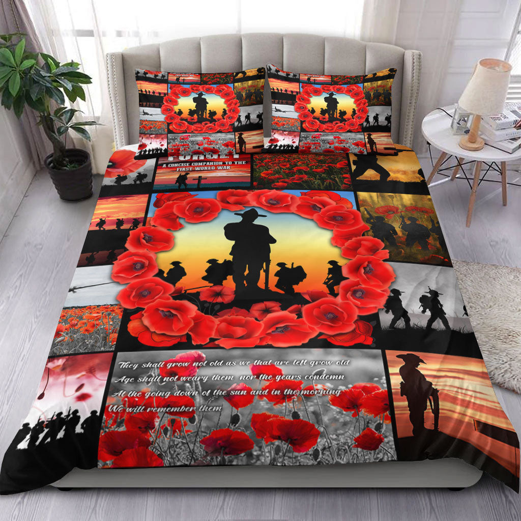 vibehoodie-bedding-set-anzac-day-lest-we-forget-banner-bedding-set