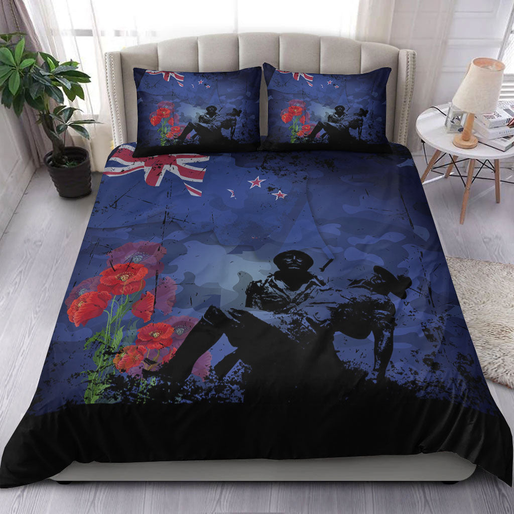 vibehoodie-bedding-set-new-zealand-anzac-day-soldier-poppy-camouflage-bedding-set