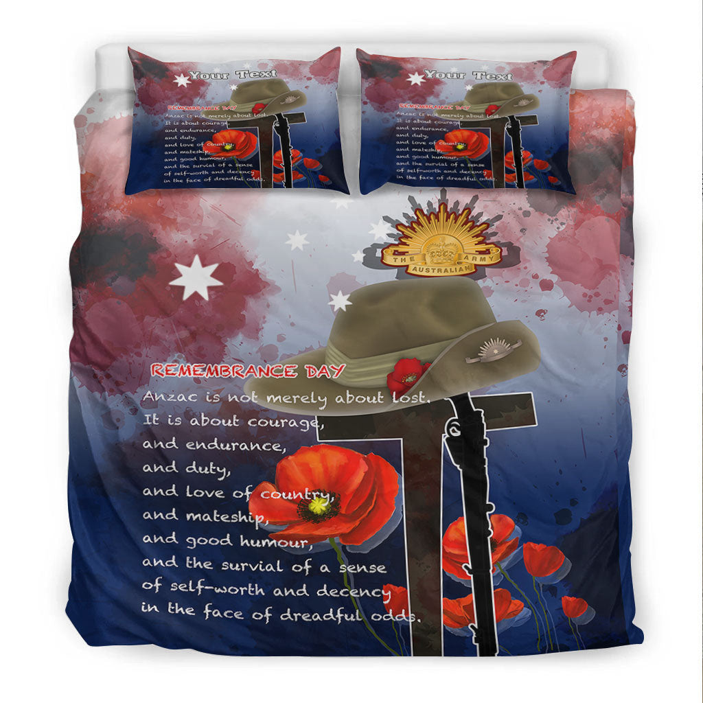 vibehoodie-bedding-set-custom-anzac-day-remembrance-day-qoute-bedding-set