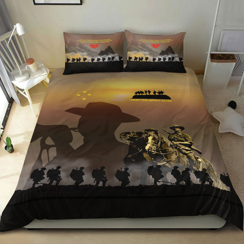 vibehoodie-bedding-set-anzac-day-keep-the-spirit-alive-bedding-set