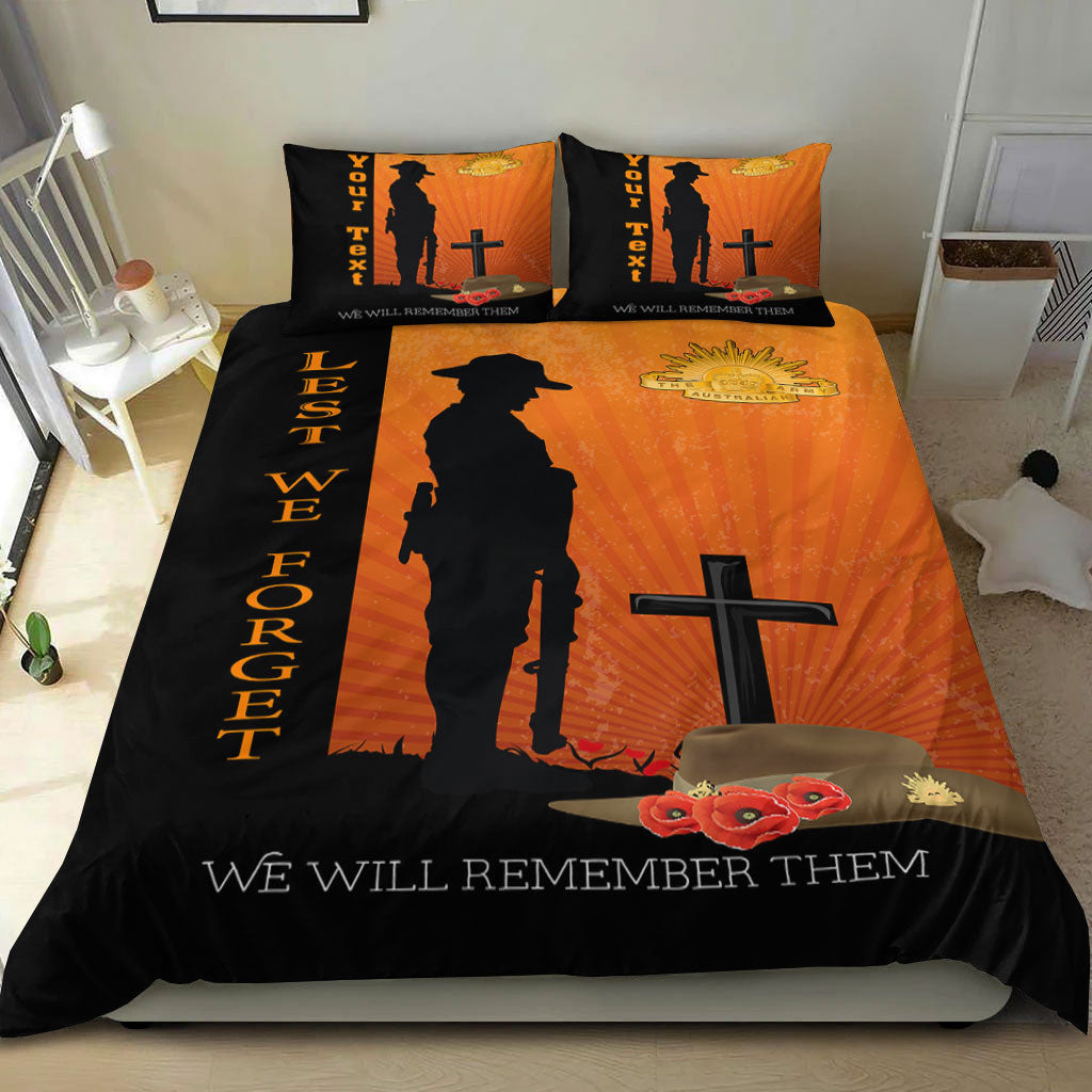 vibehoodie-bedding-set-custom-anzac-day-lest-we-forget-soldier-standing-guard-bedding-set