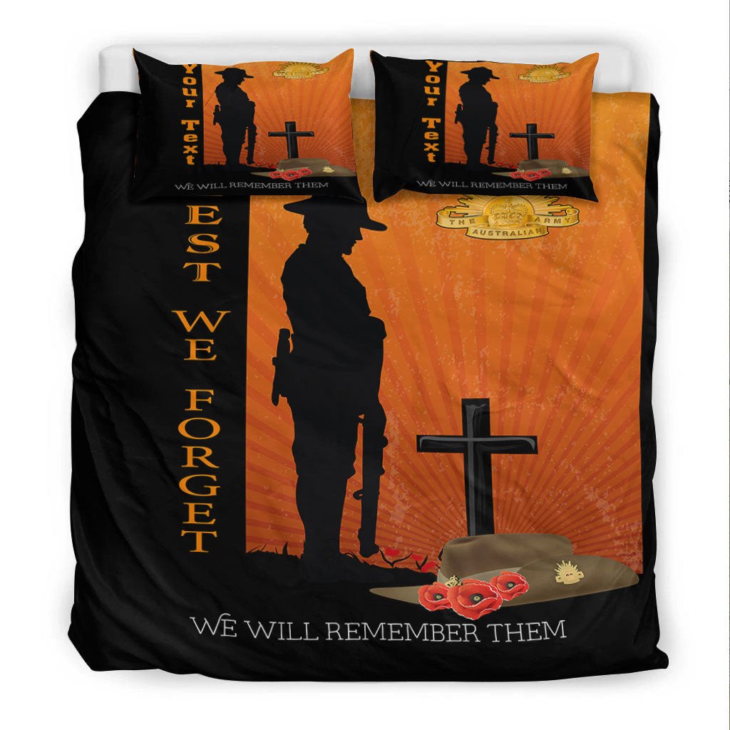 vibehoodie-bedding-set-custom-anzac-day-lest-we-forget-soldier-standing-guard-bedding-set