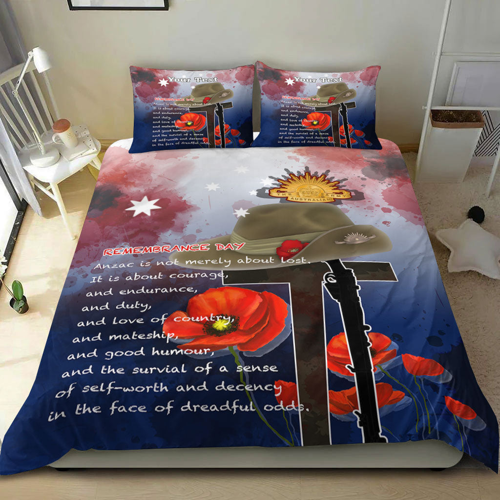 vibehoodie-bedding-set-custom-anzac-day-remembrance-day-qoute-bedding-set