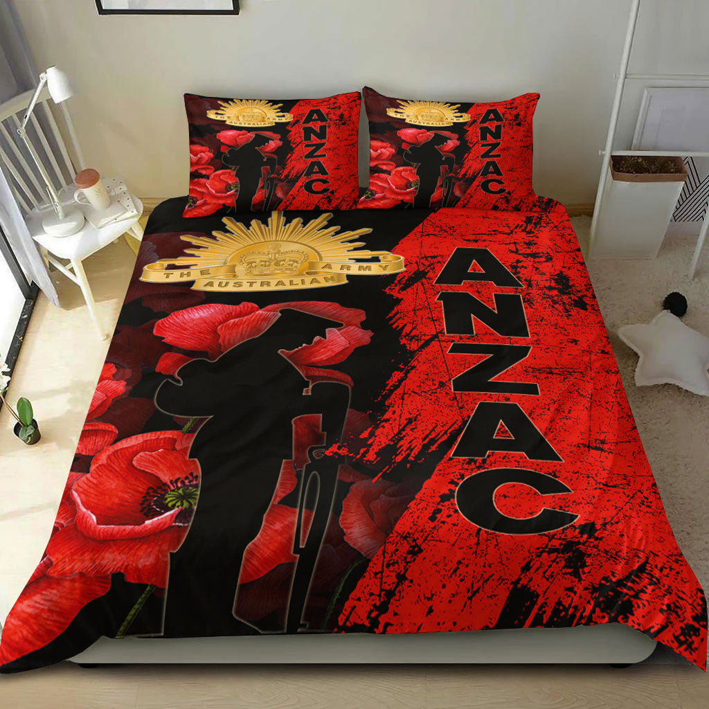 vibehoodie-bedding-set-anzac-day-soldier-silhouette-remembrance-bedding-set