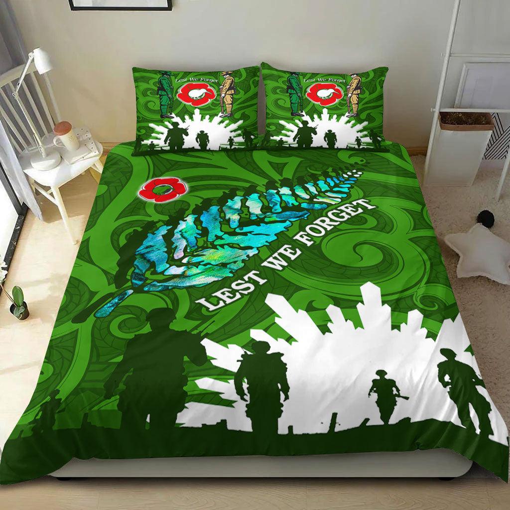 vibehoodie-bedding-set-new-zealand-anzac-walking-in-the-sun-bedding-set